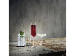 Glas<Luigi Bormioli Jazz champagneglas skål, 4 stk. kla
