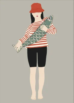 Plakater & Rammer<Poster & Frame Jota de jai - My Fish Flerfarvet