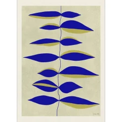 Plakater & Rammer<Poster & Frame Julita Elbe - Blue plant Flerfarvet
