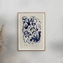 Plakater & Rammer<Poster & Frame Julita Elbe - Blue plant Flerfarvet