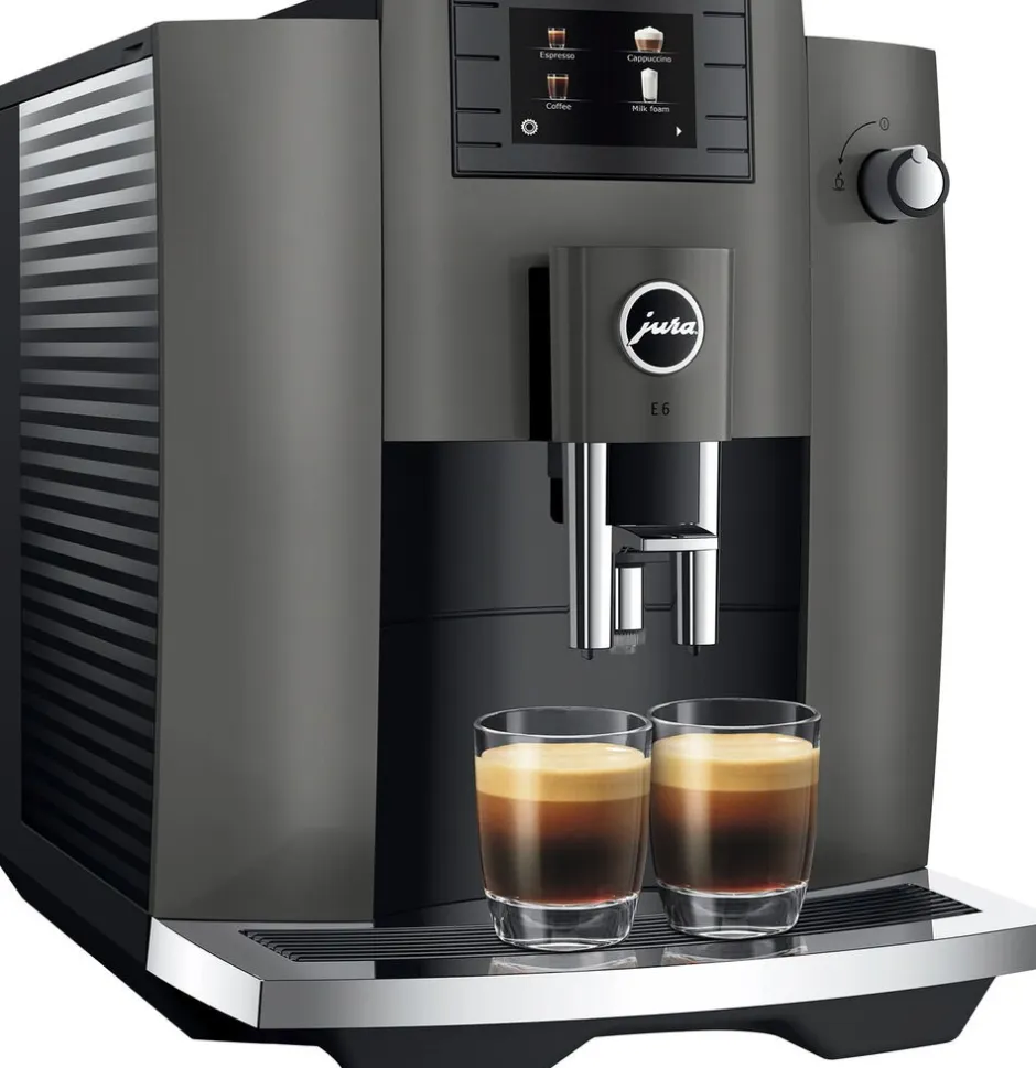 Kaffe & Te<Jura E6 EC Dark Inox
