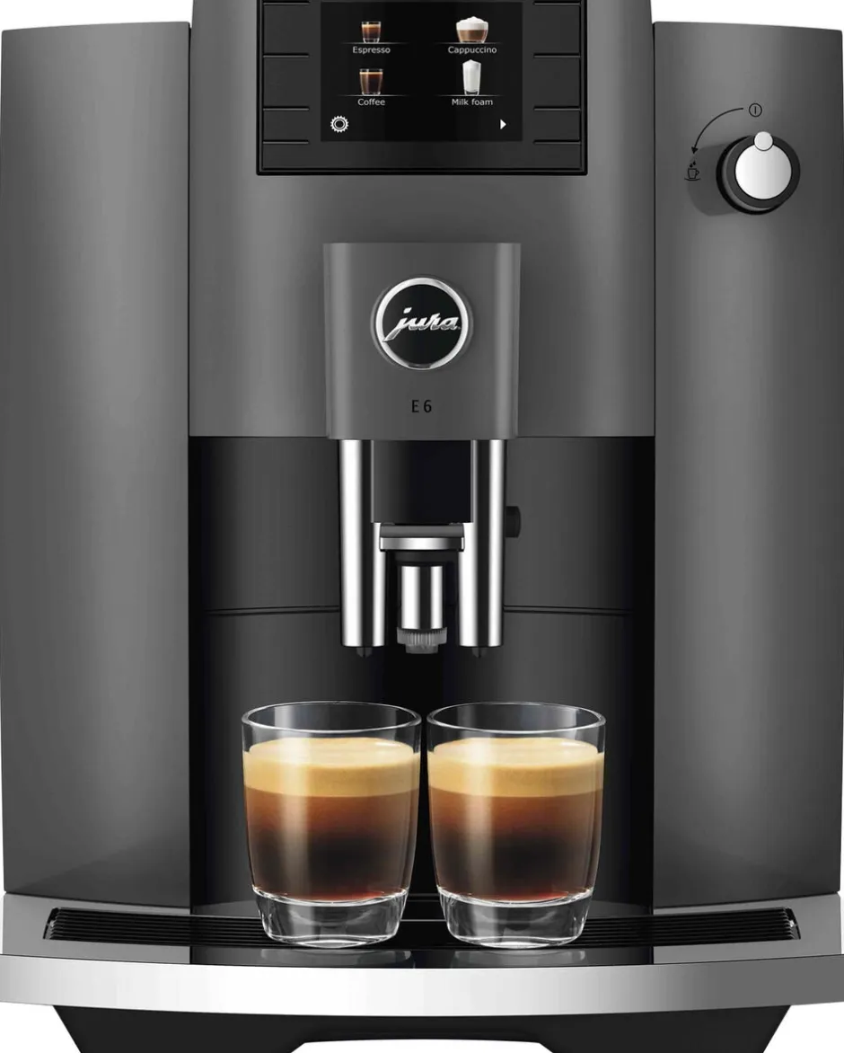 Kaffe & Te<Jura E6 EC Dark Inox