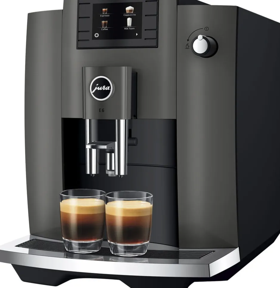 Kaffe & Te<Jura E6 EC Dark Inox