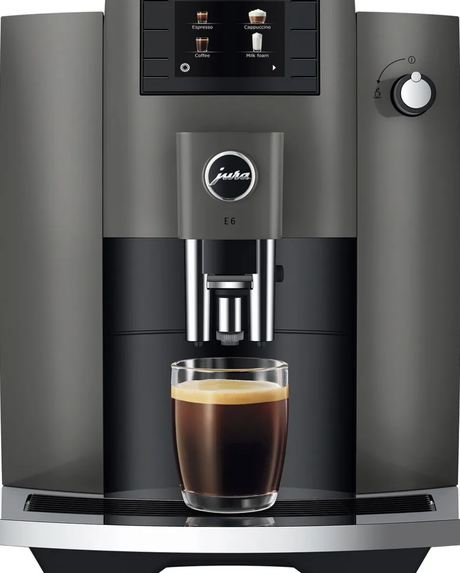 Kaffe & Te<Jura E6 EC Dark Inox