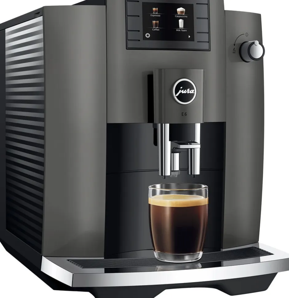 Kaffe & Te<Jura E6 EC Dark Inox