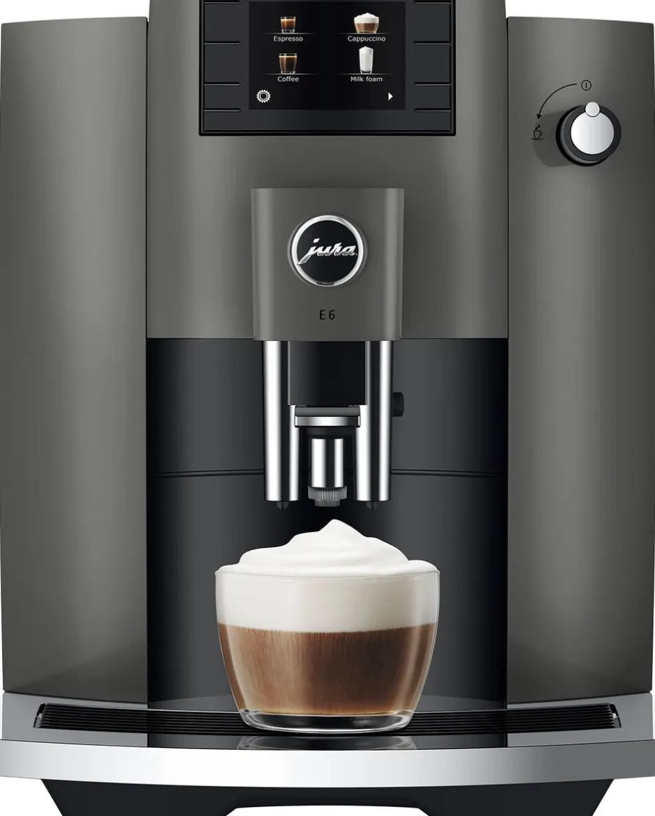 Kaffe & Te<Jura E6 EC Dark Inox