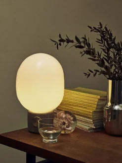 Bordlamper<Audo Copenhagen JWDA Table Lamp Small Alabaster white