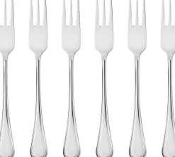 Bestik<Gense Kagegaffel Oxford 16,2 cm 6 stk. Blankt stål