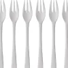Bestik<Gense Kagegaffel Steel Line 16 cm 6 stk. Blankt stål