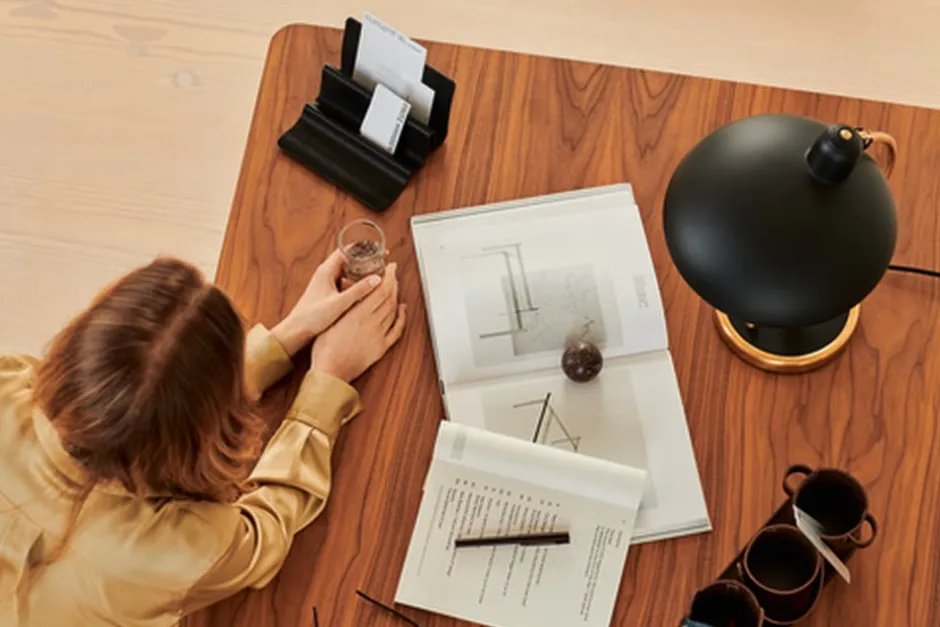 Bordlamper<Fritz Hansen KAISER idell™ 6631-T Luxus Table Lamp Matt black
