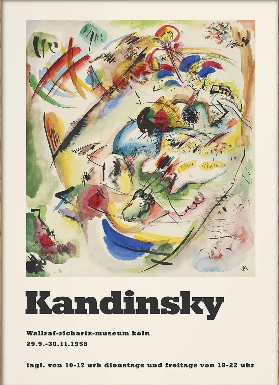 Plakater & Rammer<Poster & Frame Kandinsky 9 Flerfarvet