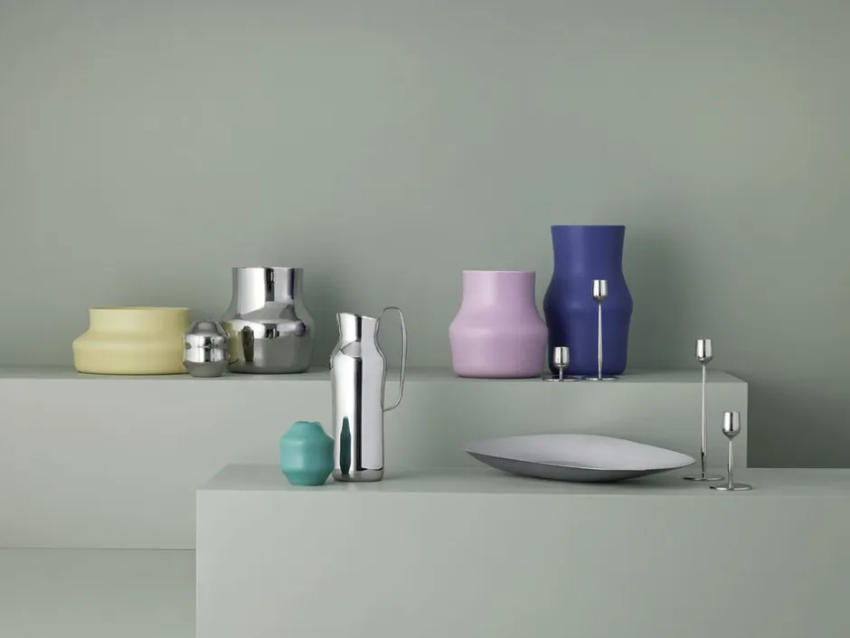 Karafler & Kander<Gense Karaffel Dorotea 30 cm Blankt stål