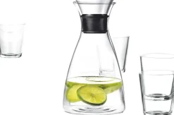 Karafler & Kander<Eva Solo Karaffel drypfri 1,0 l. med 4