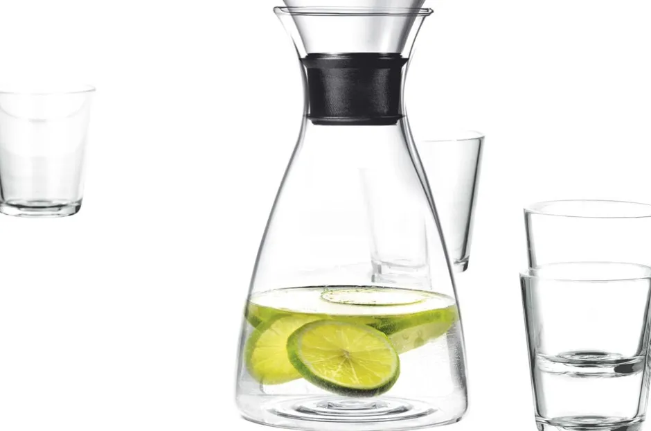 Karafler & Kander<Eva Solo Karaffel drypfri 1,0 l. med 4