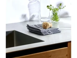 Tekstiler Til Køkkenet<Pillivuyt Karklude 32 x 32 cm 3 stk. Blå/Hvid 100 % økologis