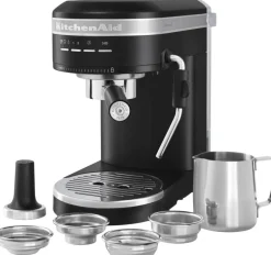 Kaffe & Te<KitchenAid ARTISAN ESPRESSOMASKIN - ARTISAN I MATTE BLACK 5K