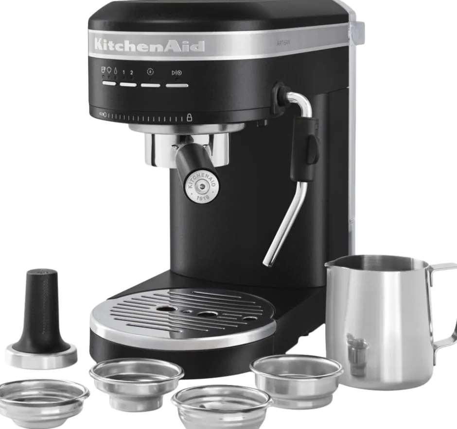 Kaffe & Te<KitchenAid ARTISAN ESPRESSOMASKIN - ARTISAN I MATTE BLACK 5K