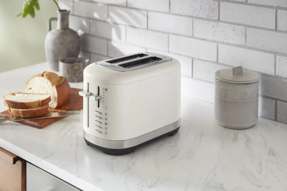 Køkkenmaskiner<KitchenAid Brødrister 2 skiver Porcelain white