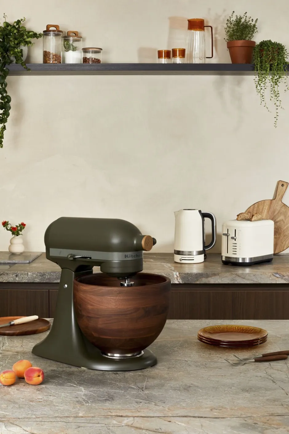 Køkkenmaskiner<KitchenAid Brødrister 2 skiver Porcelain white