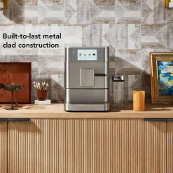 Kaffe & Te<KitchenAid fuldautomatisk espressomaskin-5KES8558ESX