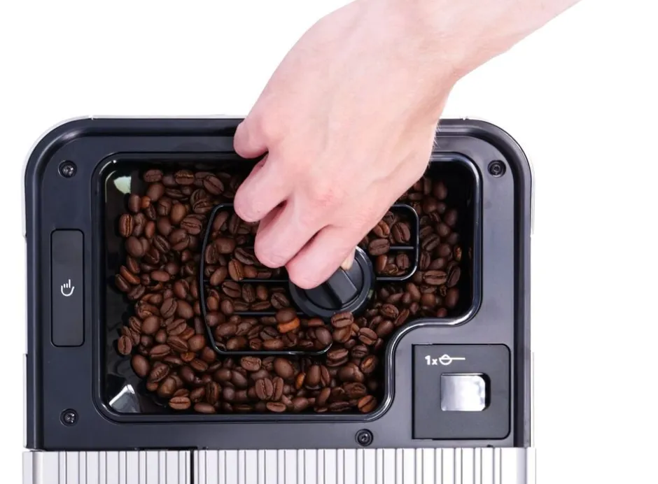 Kaffe & Te<KitchenAid fuldautomatisk espressomaskin-5KES8558ESX