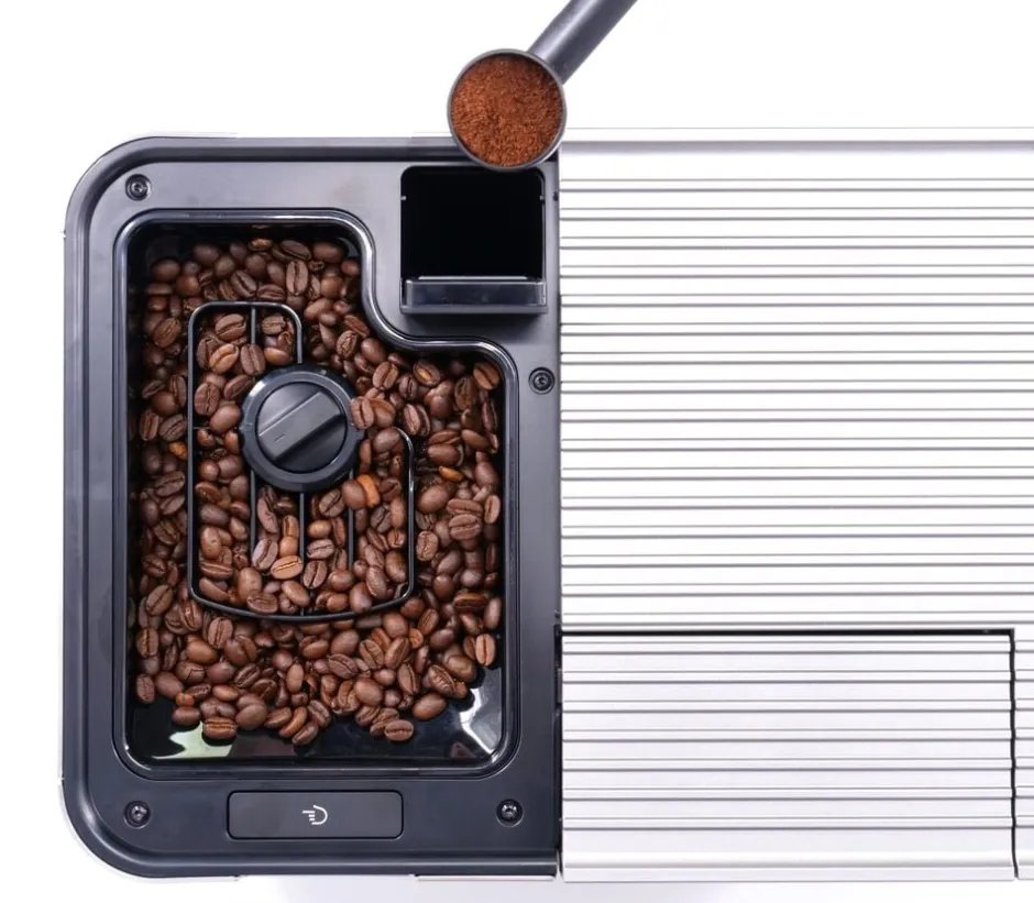 Kaffe & Te<KitchenAid fuldautomatisk espressomaskin-5KES8558ESX