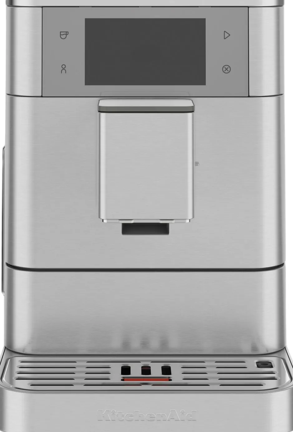 Kaffe & Te<KitchenAid fuldautomatisk espressomaskin-5KES8558ESX