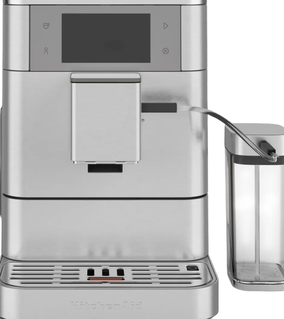 Kaffe & Te<KitchenAid fuldautomatisk espressomaskin-5KES8558ESX