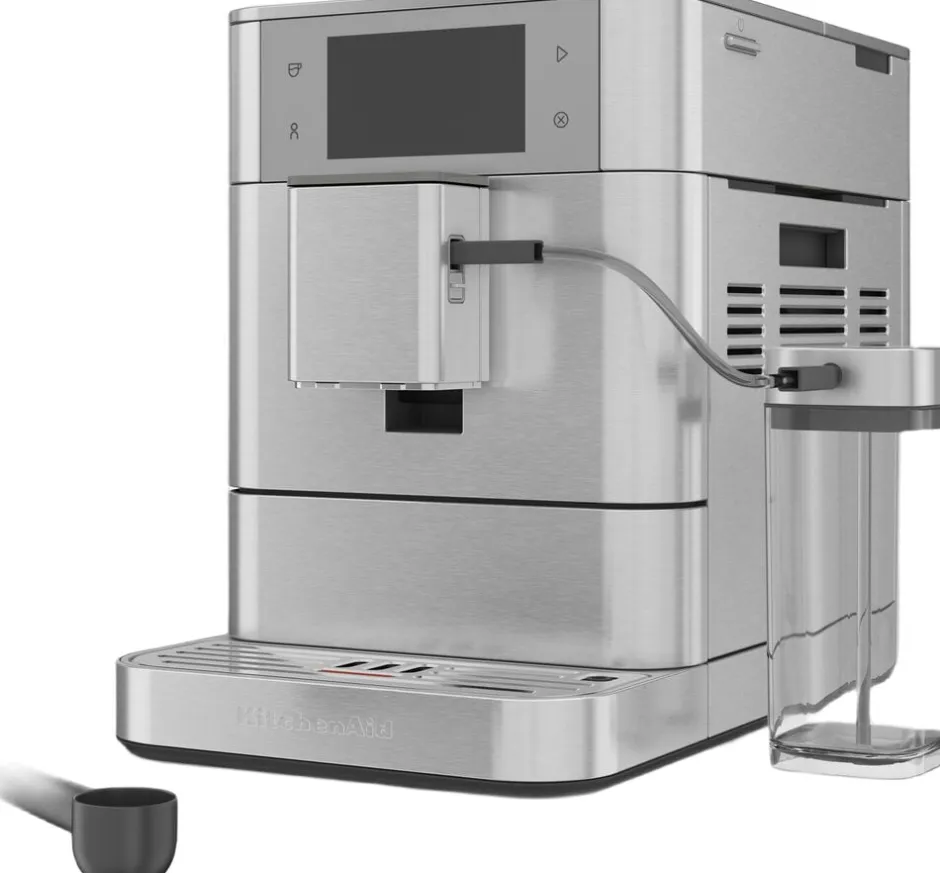 Kaffe & Te<KitchenAid fuldautomatisk espressomaskin-5KES8558ESX