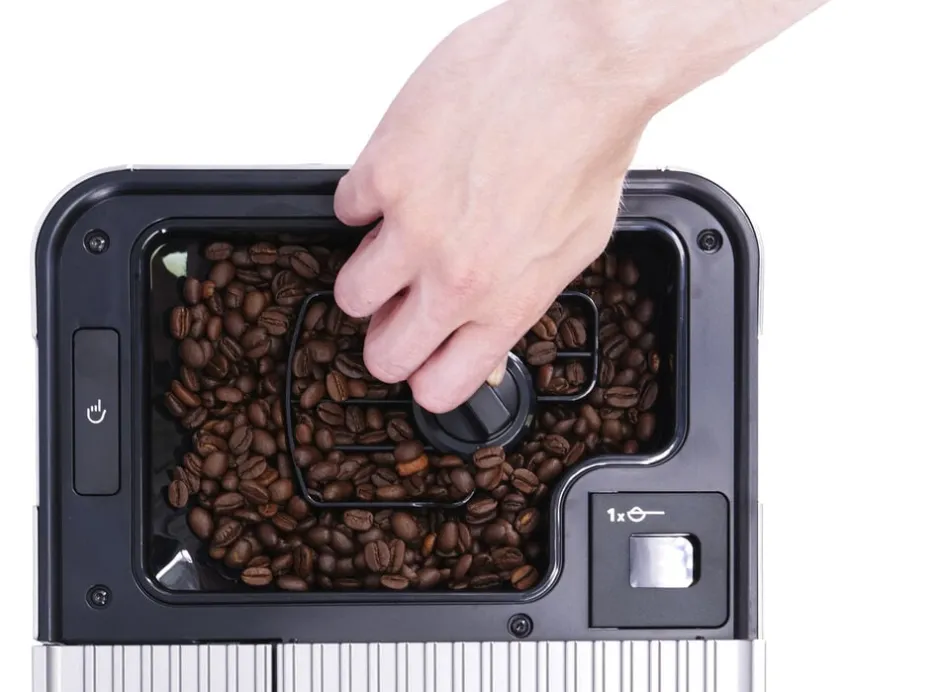 Kaffe & Te<KitchenAid fuldautomatisk espressomaskin-5KES8556ESX