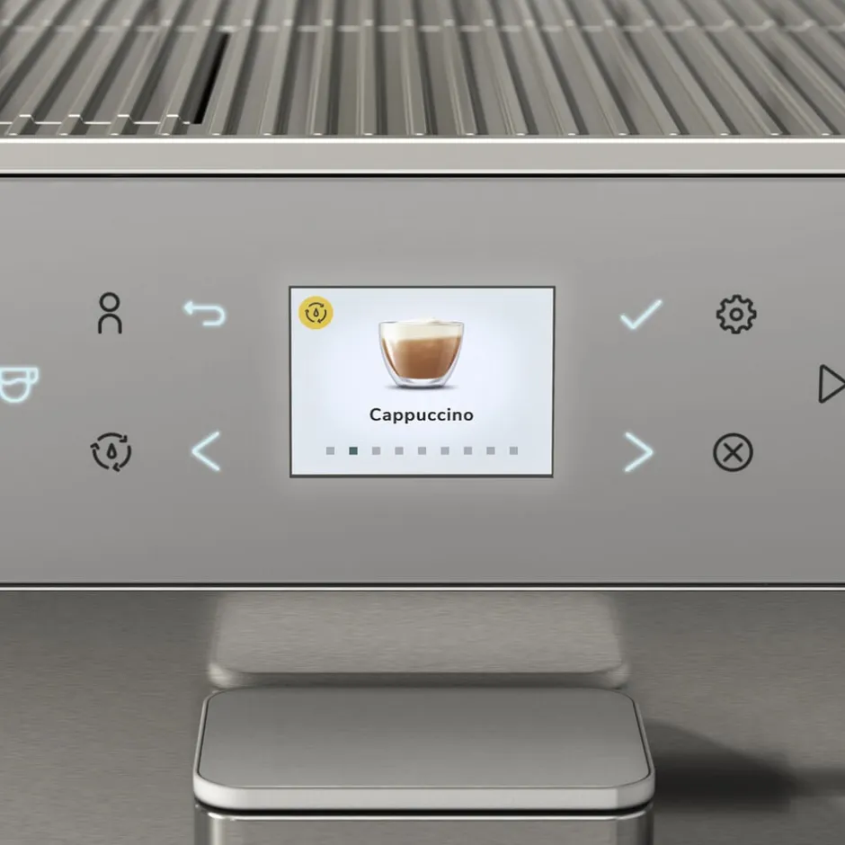 Kaffe & Te<KitchenAid fuldautomatisk espressomaskin-5KES8556ESX
