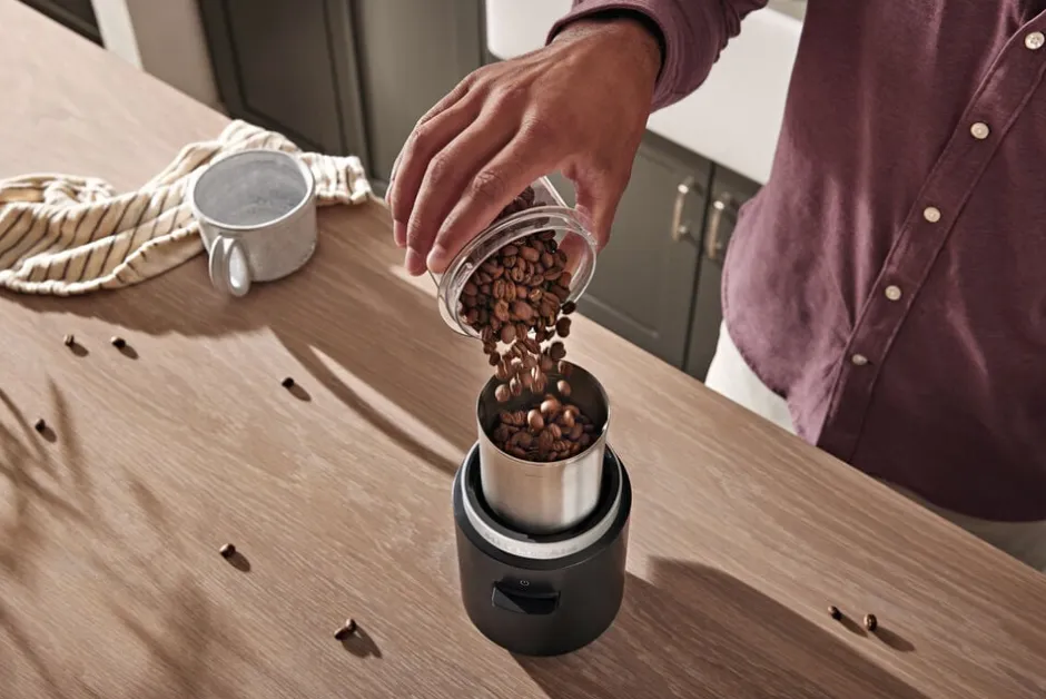 Kaffe & Te<KitchenAid Go Kaffekværn Sort