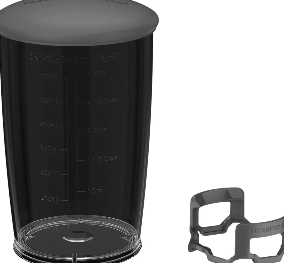 Køkkenmaskiner<KitchenAid Go Stavblender Sort