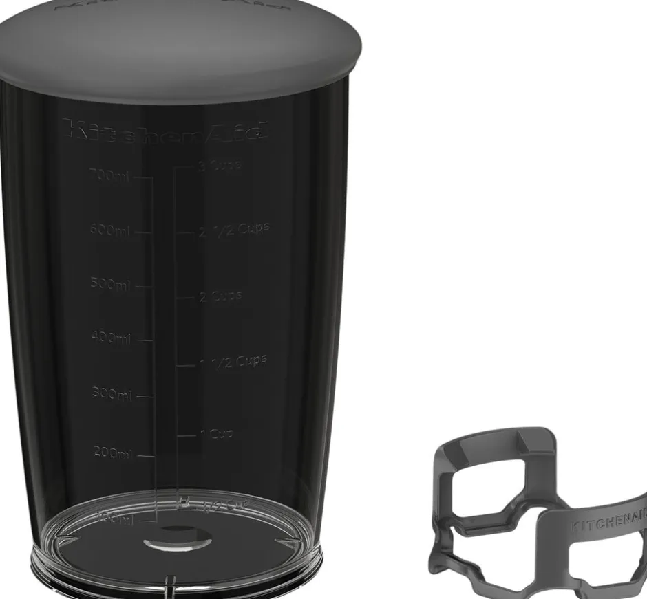 Køkkenmaskiner<KitchenAid Go Stavblender Sort
