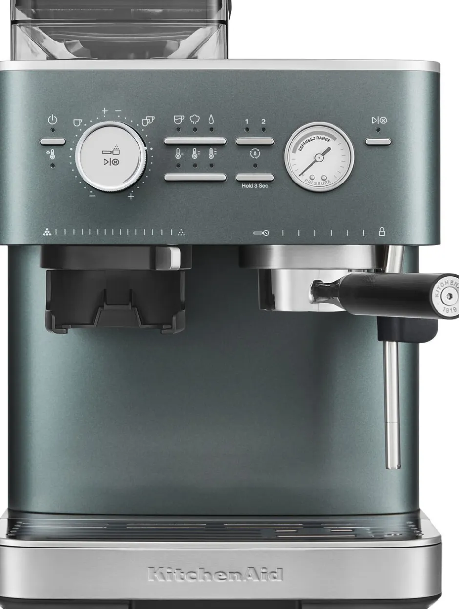 Kaffe & Te<KitchenAid halvautomatisk espressomaskine-5KES6551EJP