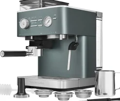 Kaffe & Te<KitchenAid halvautomatisk espressomaskine-5KES6551EJP