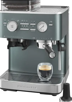 Kaffe & Te<KitchenAid halvautomatisk espressomaskine-5KES6551EJP