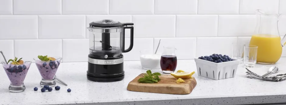 Køkkenmaskiner<KitchenAid mini-foodprocessor sort