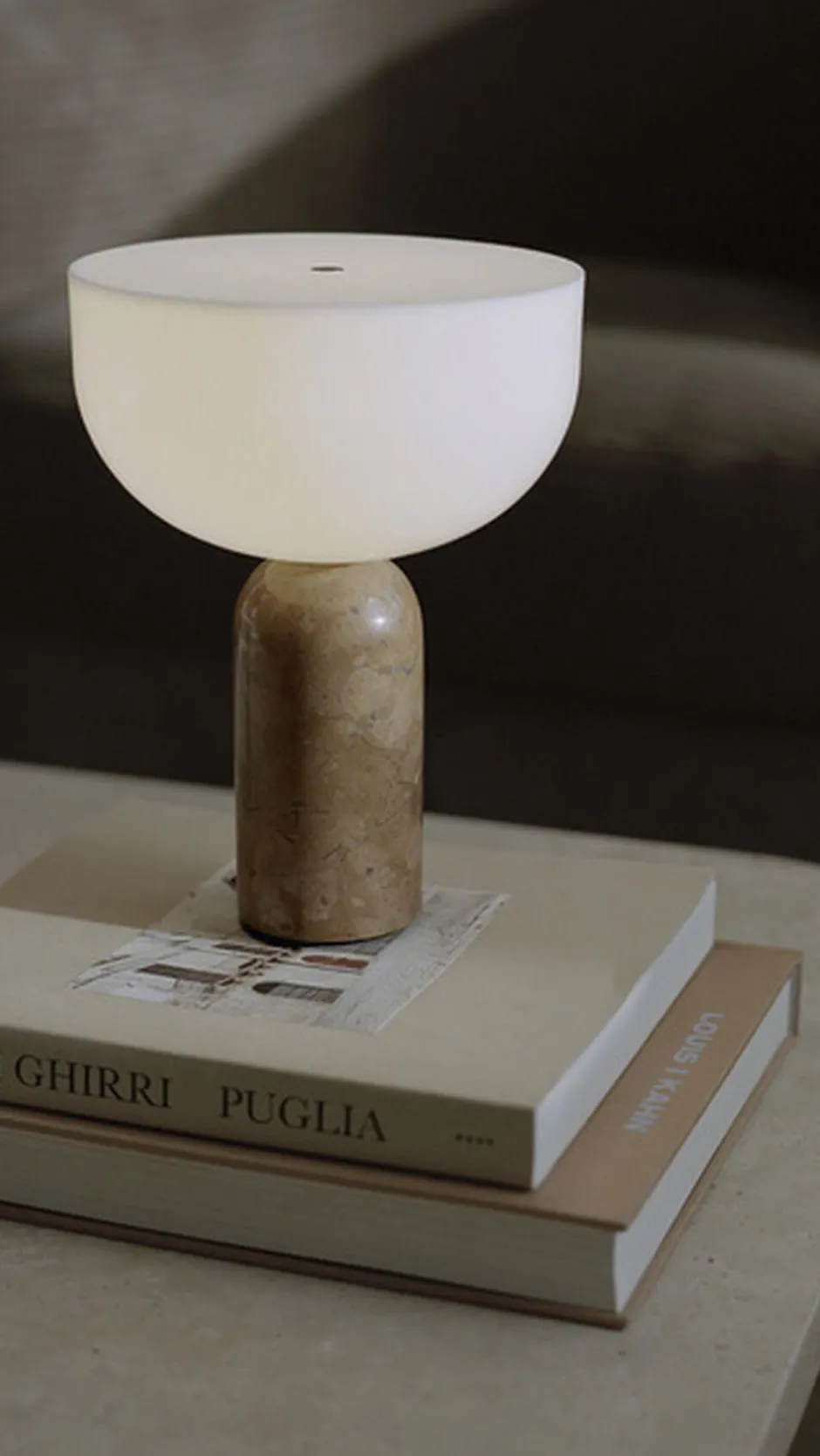 Trådløse Lamper<New Works Kizu Portable Lamp Breccia