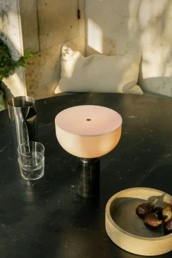 Trådløse Lamper<New Works Kizu Portable Lamp Black marble