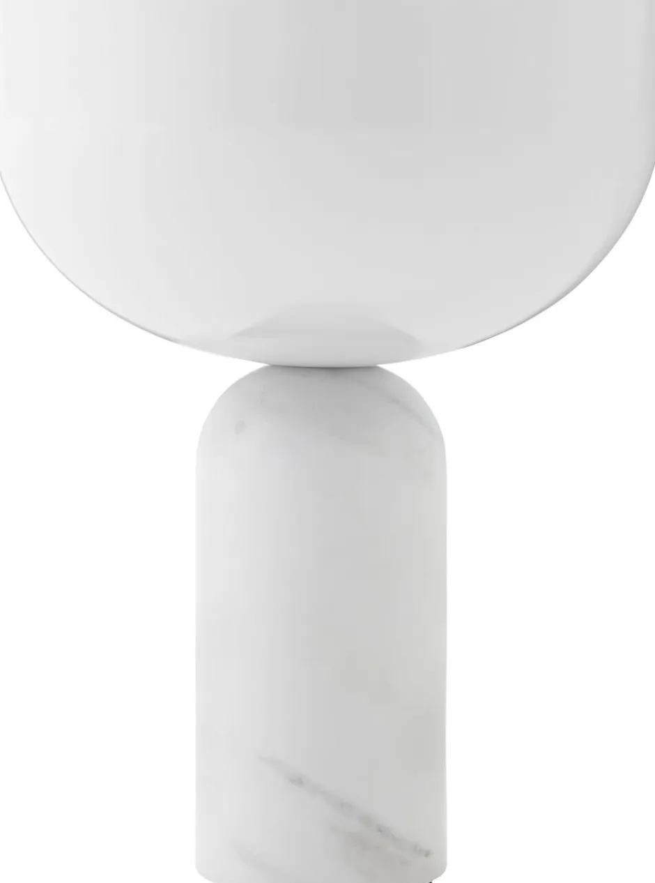 Trådløse Lamper<New Works Kizu Portable Lamp White marble