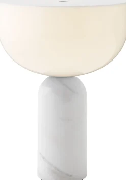 Trådløse Lamper<New Works Kizu Portable Lamp White marble