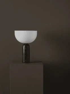 Bordlamper<New Works Kizu Table Lamp, Black marble, Small