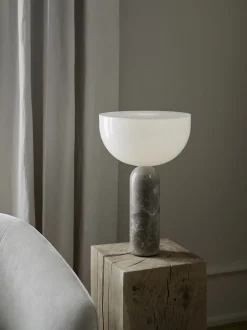 Bordlamper<New Works Kizu Table Lamp Large Gris du marais