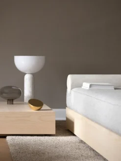 Bordlamper<New Works Kizu Table Lamp Large White marble