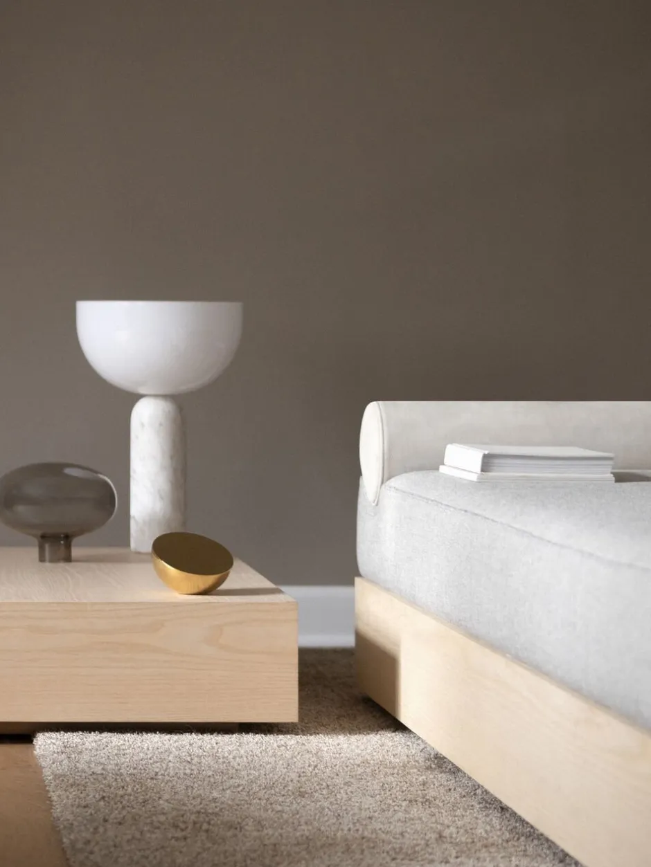 Bordlamper<New Works Kizu Table Lamp Large White marble