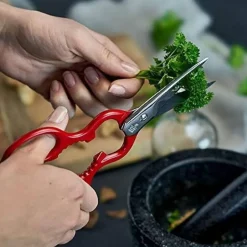 Køkkenknive & Sakse<Zwilling Køkkensaks Rustfritstål Rød Fuldsmedet 20 cm