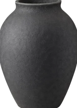 Vaser & Urtepotteskjulere<Knabstrup Keramik Knabstrup vase, antracitgrå, 12,5 cm