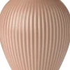 Vaser & Urtepotteskjulere<Knabstrup Keramik Knabstrup vase H 12. 5 cm ripple mat dusty rose