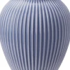Vaser & Urtepotteskjulere<Knabstrup Keramik Knabstrup, vase, riller lavendelblå, 20 cm